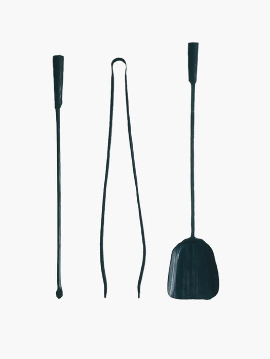 Ferro and Fuoco Fireplace Tools - forged iron fireplace tools
