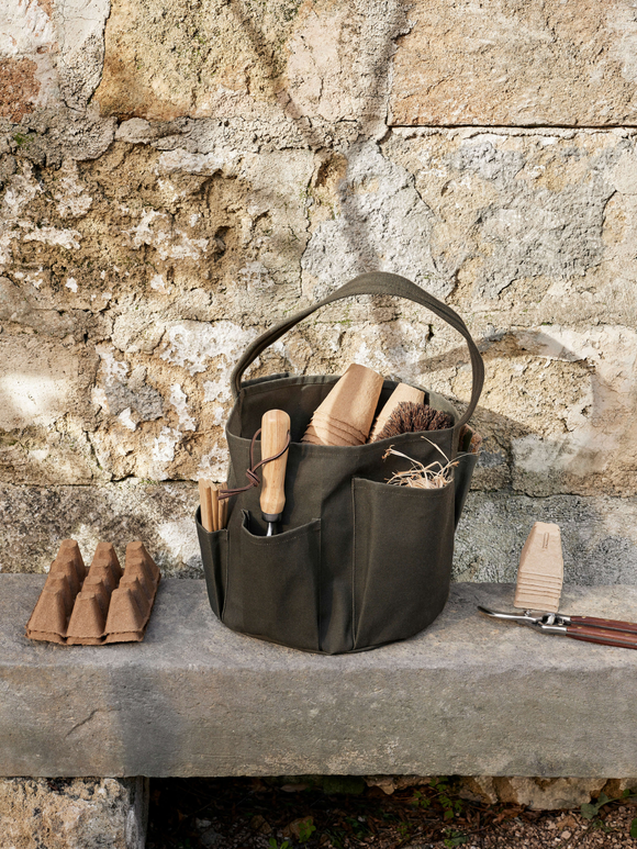 Bark Garden Bucket Bag, Olive