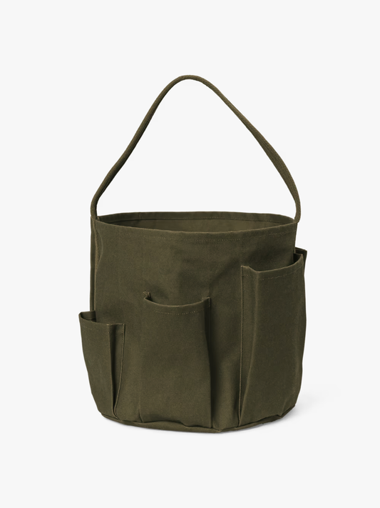 Bark Garden Bucket Bag, Olive