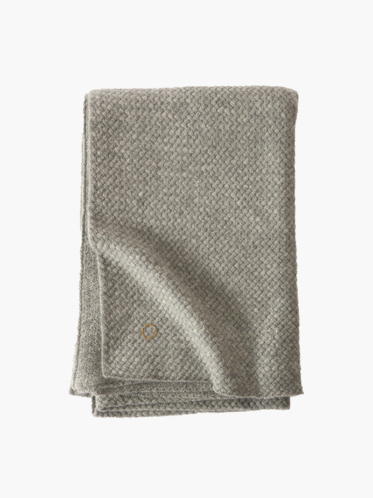 Grey Throw Blanket - Maple Throw, Soft Grey