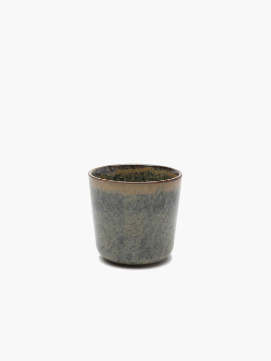 Handcrafted Ceramic Mug - Mug Without Handle Indi Grey Surface