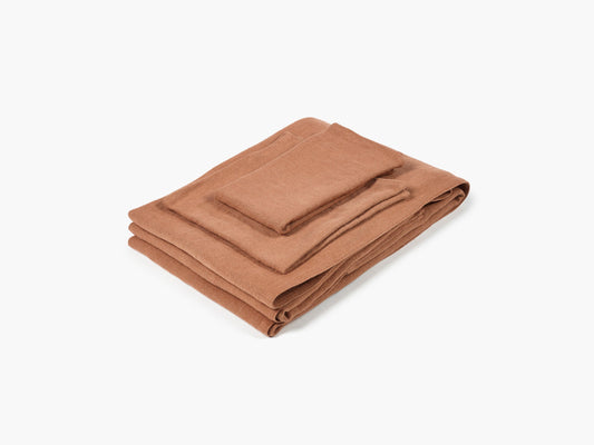 Linen Table Cloth - Hudson Tablecloth, Cinnamon, 65 x 108