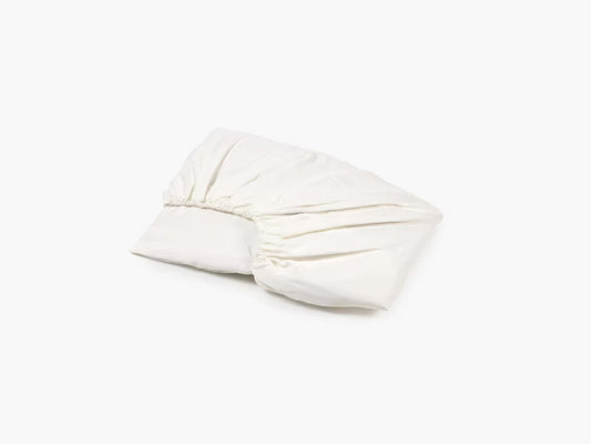 Heritage Fitted Sheet, Oyster - WLLW - linen bedsheets