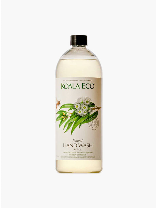 Hand Wash Refill, Lemon Scented Eucalyptus & Rosemary - WLLW - liquid hand soap
