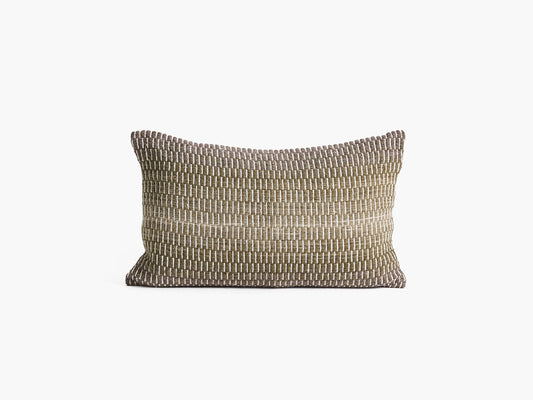 Lumbar Pillow Cover - Ombre Mélange Pillow, Olive