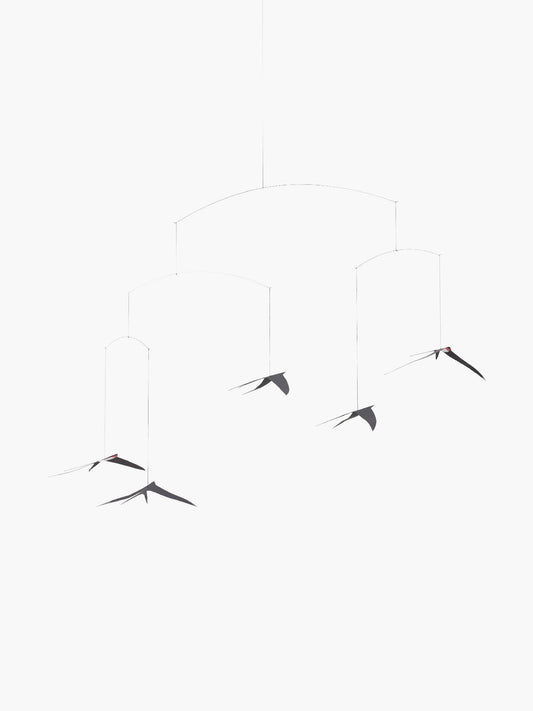 Flying Swallows 5 - WLLW - mobile art
