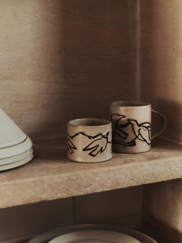 Ceramic Mug, Cream