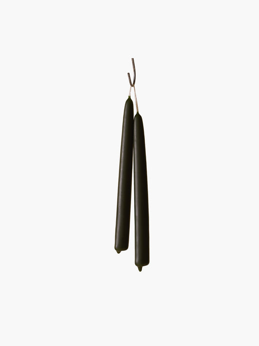 Natural Beeswax Candles - Seaweed Dining Pair