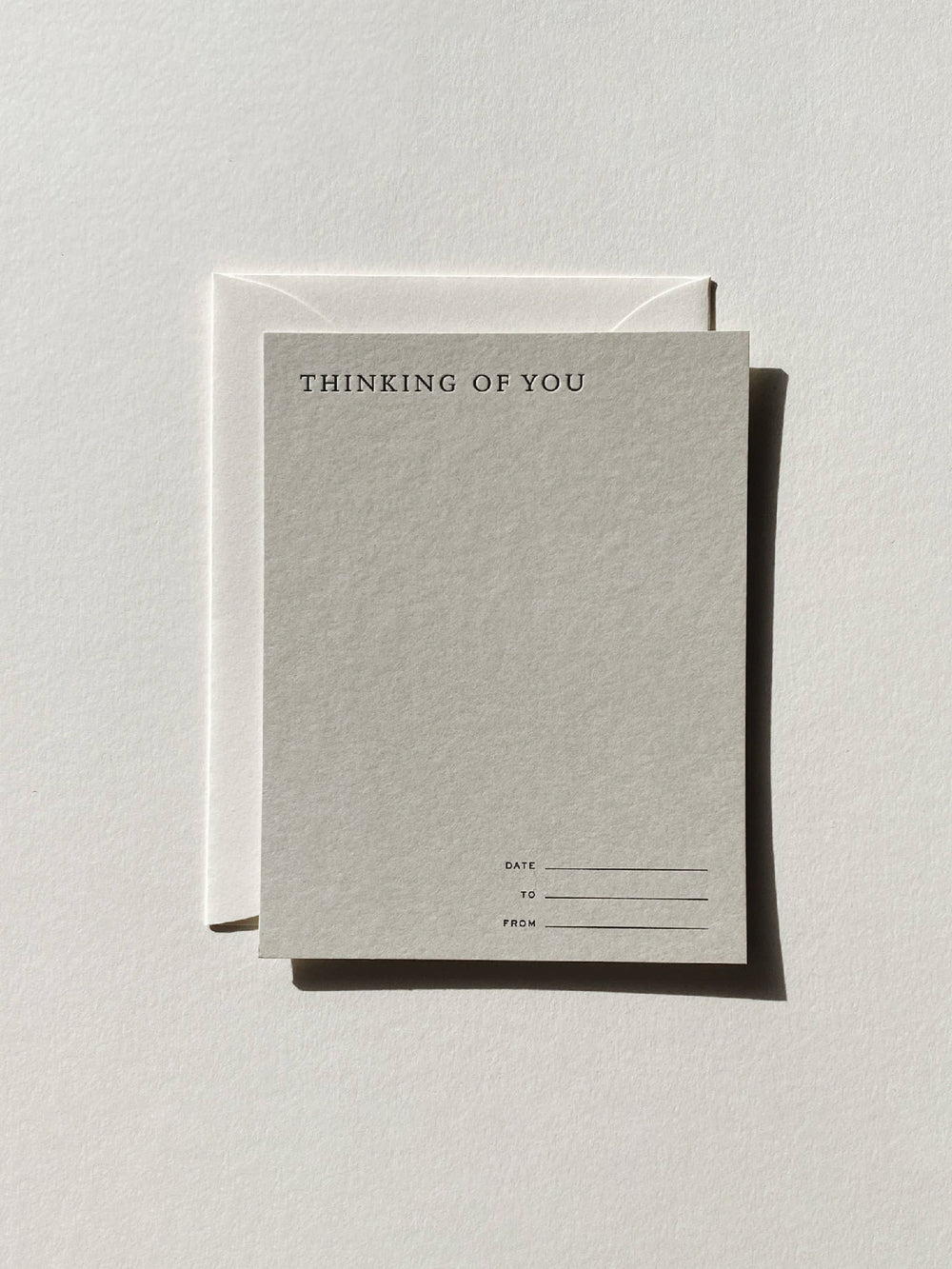 Thinking of You Notecard Set No. 12: Fog / Set of 6