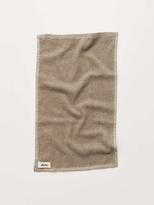 Organic Cotton Bath Towel - Linen Guest Towel, Earth