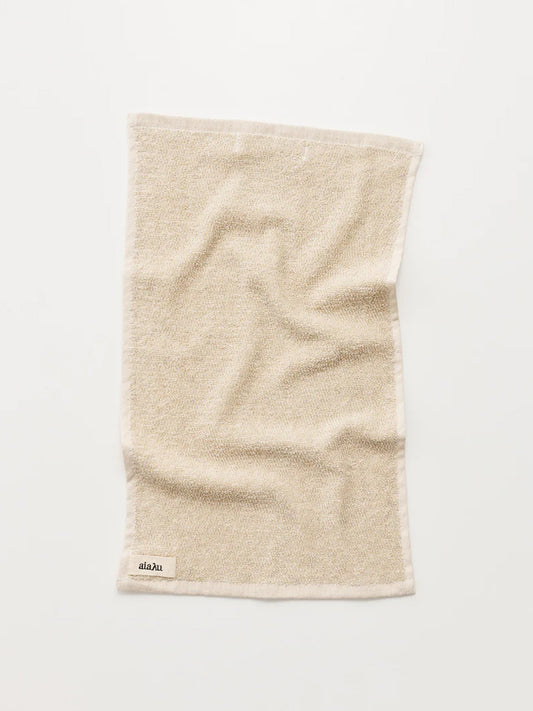 Organic Cotton Bath Towel - Linen Guest Towel, Pure Nature