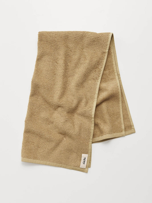 Organic Cotton Bath Towel - Linen Guest Towel, Saffron