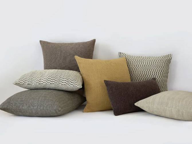 Stone Lumbar Pillow, Brown