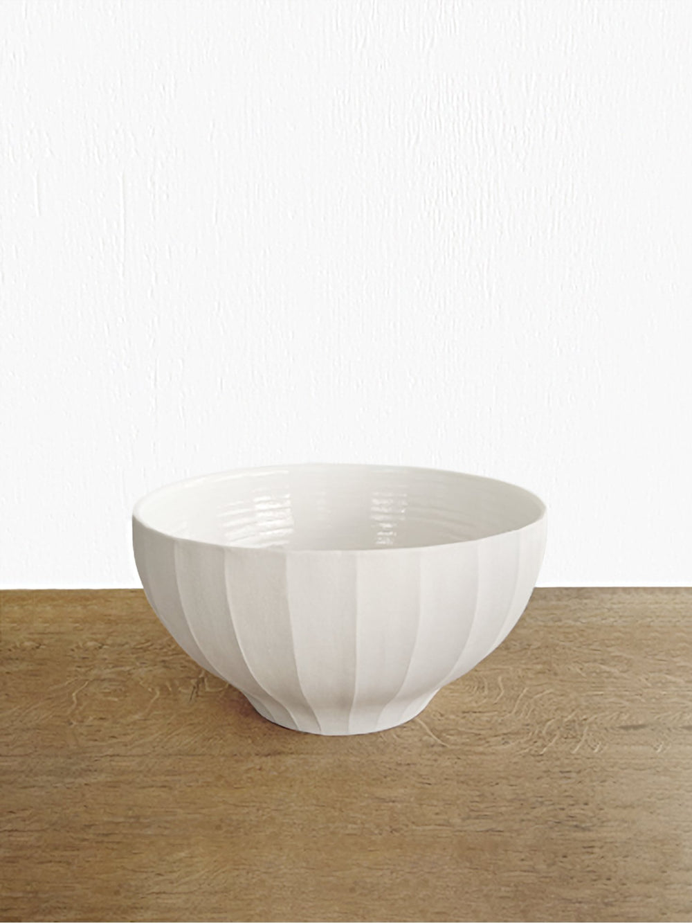 Porcelain Fluted Bowl
