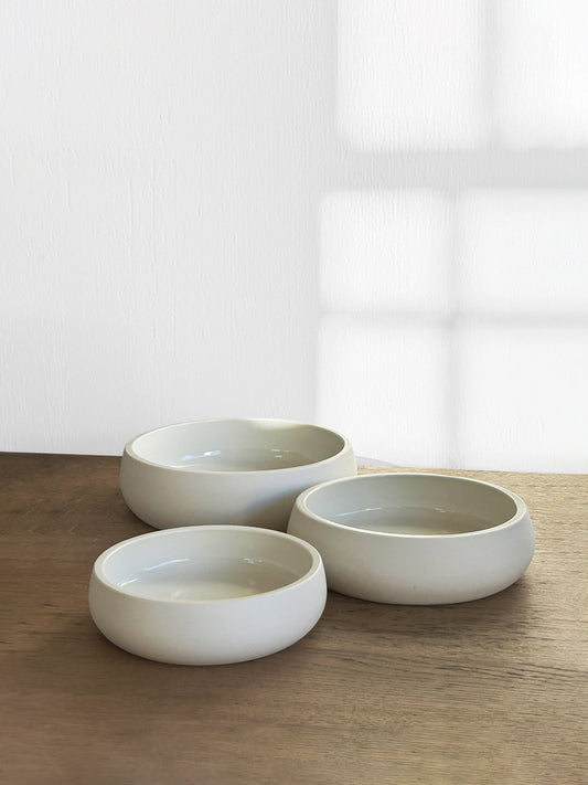 Porcelain Bowls - Nesting Bowls - Set of Three