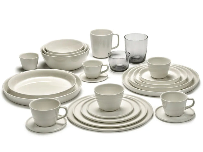 Deep Plate Ivory Cena
