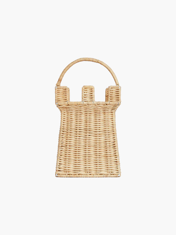 Rattan Castle Bag