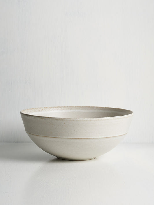 Serving Bowl - Recycled Clay Stoneware Deep Serving Bowl