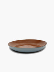 Serving Plate Rust/Smoky Blue Terres de Rêves