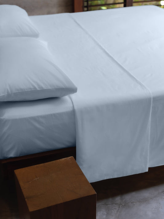 Sheet Set 100 Cotton - Organic Sheet Set, Natural Indigo