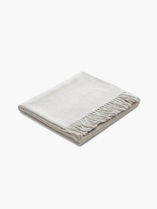 Dimma Throw, Grey - WLLW - soft throw blanket 