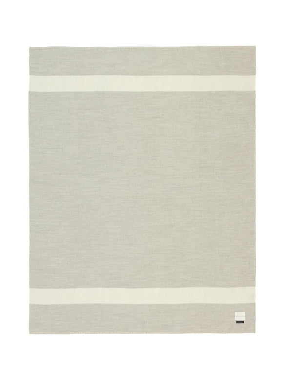 Mason Throw, Light Heather/Ivory