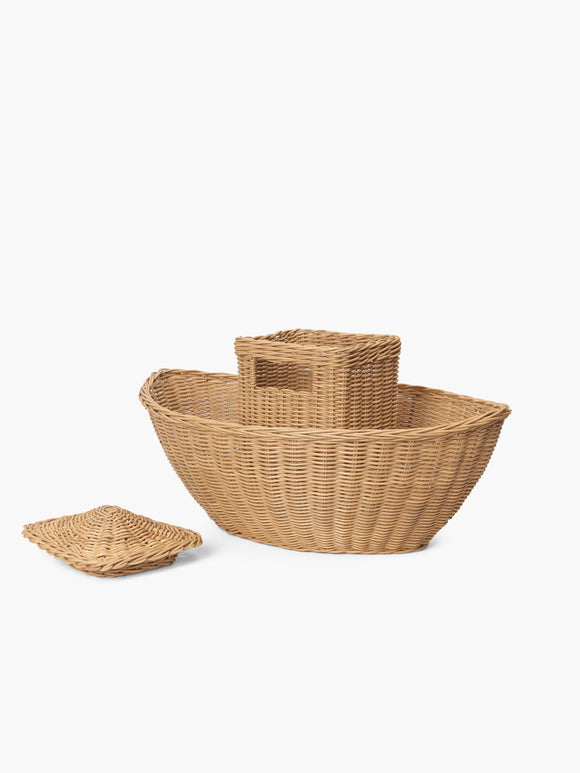 Braided Ark Basket, Natural