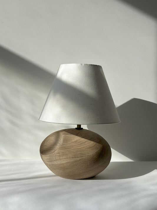 Wood Table Lamp - White Oak Table Lamp