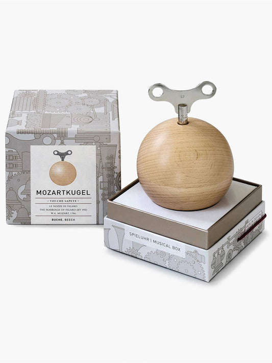 Wooden Music Box - Mozartkugel Beech Wood Music Box