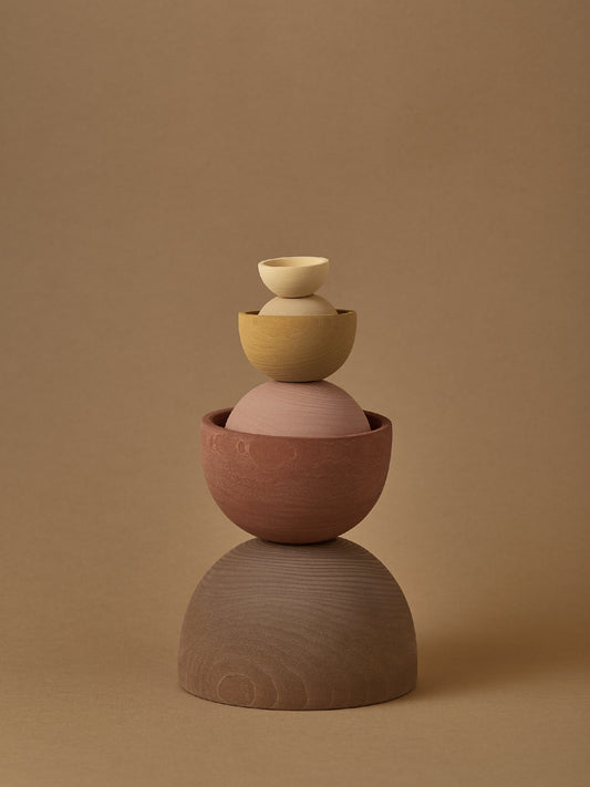 Half Sphere Earth - WLLW - wooden toys